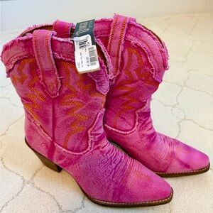 Dingo Pink Western Cowboy Boots – Size 9 – NWT